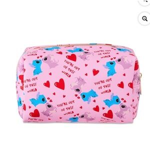 Disney Stitch & Angel cosmetic Bag make up pouch